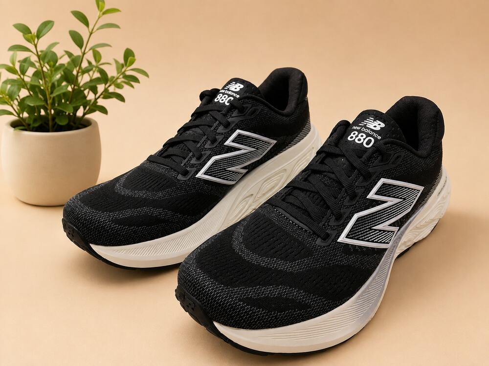 NWT New Balance Fresh Foam X 880v15 Women Low Top Running Shoes 9.5B Black White